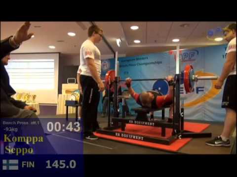 European Masters Men's Bench Press Championships Masters 3, 4