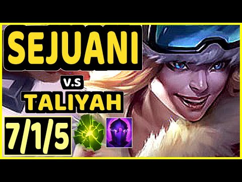 KREOX (SEJUANI) vs TALIYAH - 7/1/5 KDA JUNGLE CHALLENGER GAMEPLAY - EUW
