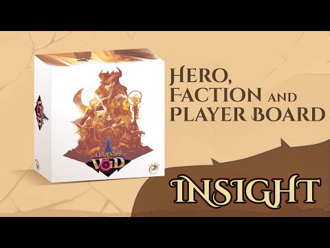 Legends of Void - Insight: Heroes, Factions, and Player Board