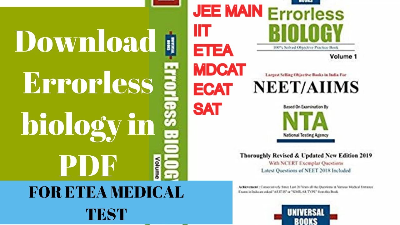 Download Errorless biology in pdf