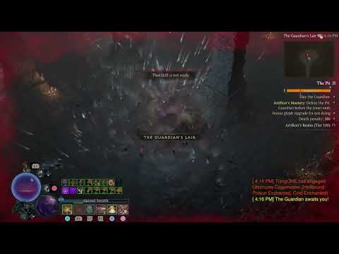 Diablo 4 Koop’s Rain of Arrows EZ pit 100 boss kill 