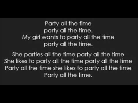 Party All The Time - Eddie Murphy (Lyrics)