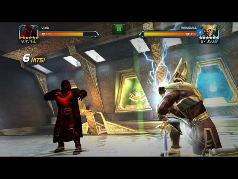 HEIMDALL All Special Attacks and Abilities |Marvel contest of champions