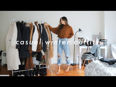 CASUAL WINTER OUTFITS ❄️| winter fashion lookbook