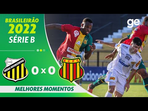 NOVORIZONTINO 0 X 0 SAMPAIO CORRÊA | MELHORES MOMENTOS | 10ª RODADA SÉRIE B 2022 | ge.globo
