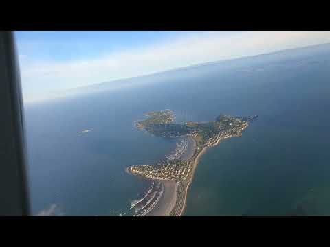 Lufthansa 747-400 Departing Boston