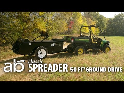 50 cuft Ground Driven ABI Classic Manure Spreader