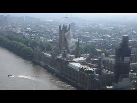 London eye view from the top