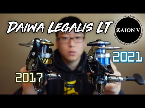 2021 vs 2017 Daiwa Legalis LT 3000D-C First Impression and Comparison, Best Spinning Reel at $69