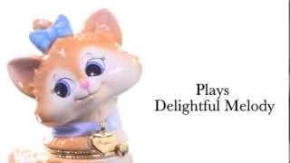 Granddaughter, You're Purrrfect Personalized Music Box