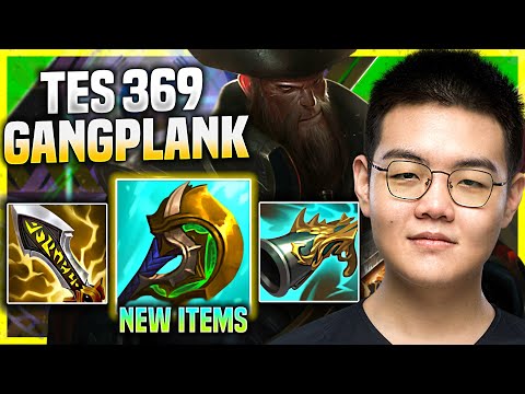 369 PICKS GANGPLANK WITH NEW ITEM DIVINE SUNDERER! - TES 369 Plays Gangplank Top vs Malphite!