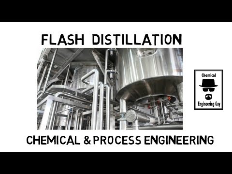 Flash Distillation in Chemical Process Engineering Trailer