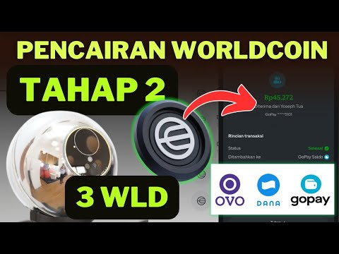 Pencairan AirDrop WorldCoin ke Rekening Bank #WORDCOIN #WLDAIRDROP #ORBWORLDCOIN #PENCAIRANWORLDCOIN