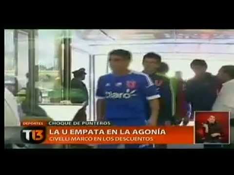 Universidad de Chile 2-2 Rangers, Fecha N'10 Clausura 2012 | 15.09.2012