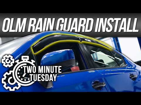 How to Install OLM Rain Guards on your WRX/STI