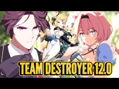 Epic Seven | Kayron Post Buff AOE Counter Attack ft. Bad Cat Armin And F. Tene | Tea Time Combo