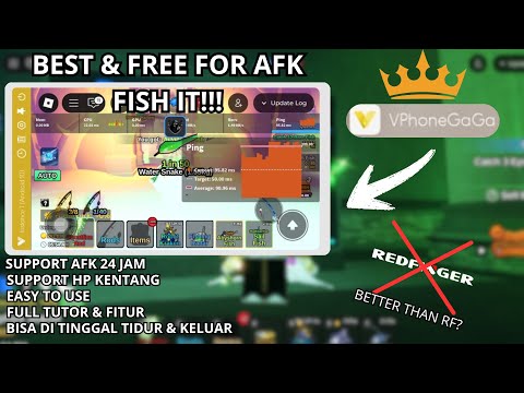 GRATIS!! || (ALTERNATIF RED FINGERZ NIH!!) || Full Tutorial Cara Afk di Roblox Fish It 24 Jam