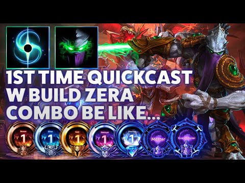 Zeratul MotN - FIRST TIME QUICKCAST W BUILD ZERA COMBO BE LIKE... -  Bronze 2 Grandmaster S2 2023