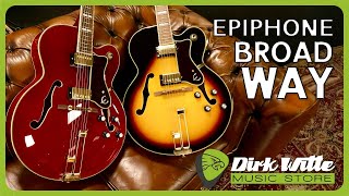 Video thumbnail for Dirk Witte - Epiphone Broadway Hollow Body Archtop electric guitar DEMO by Dirk Witte Music Store