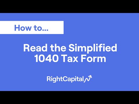 Read the Simplified 1040 (4:41)