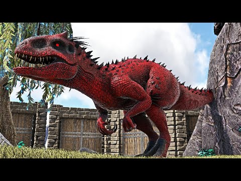 ARK Survival Evolved I manage to STEAL INDOMINUS REX EGG Ep-09