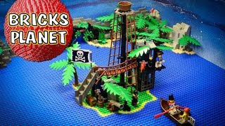 preview picture of video 'Forbidden Island 6270 LEGO Pirates - Review, Stop Motion, Time-Lapse Build'