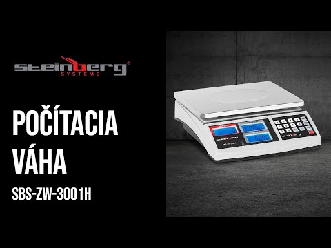 Video - Počítacia váha - 30 kg/1 g - biela