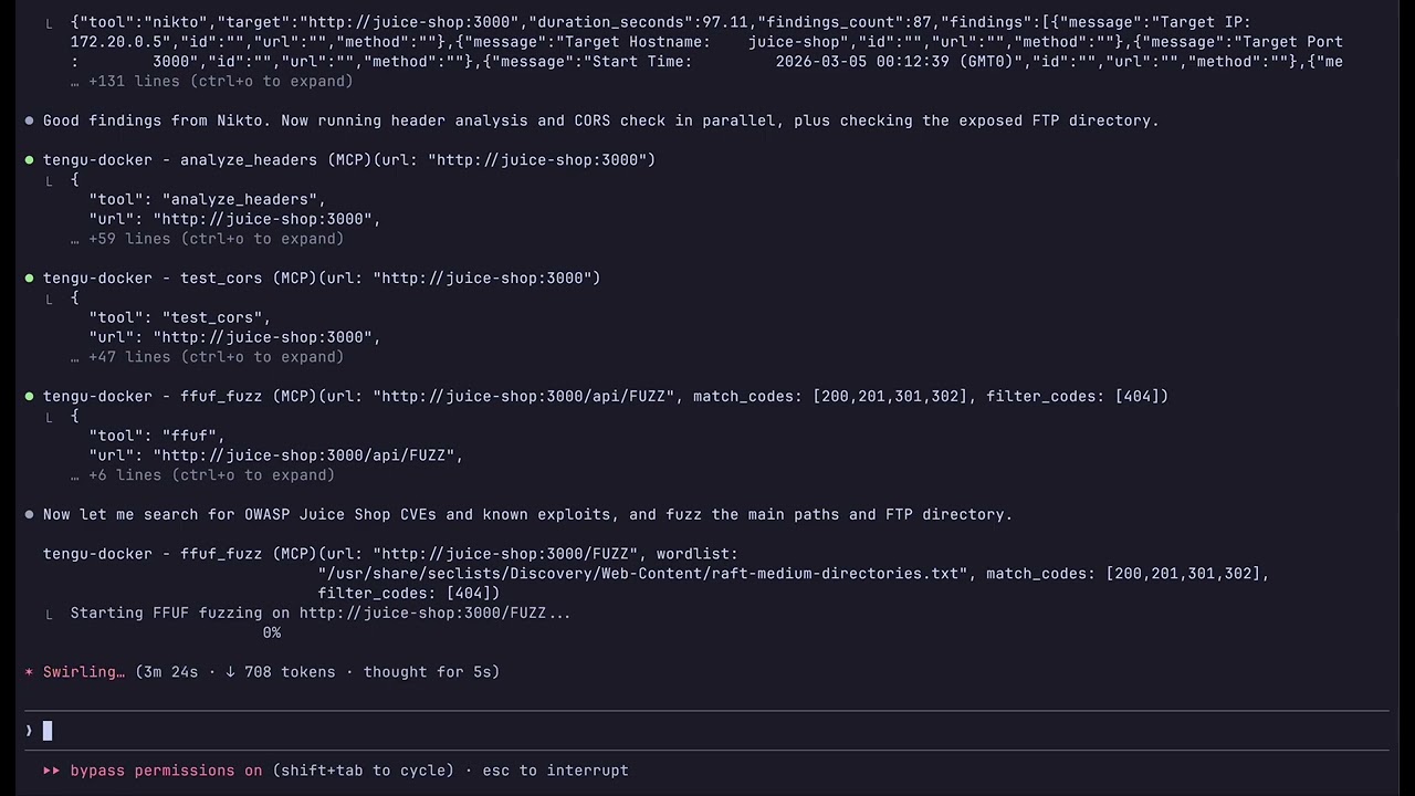Tengu 副驾驶演示