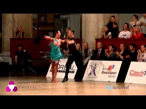 Roman Gerbey   Vera Bondareva, Prague Open 2013, WDSF WO latin, final   samba