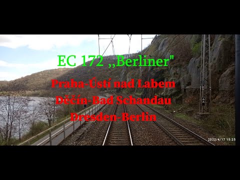 Praha hlavní nádraží-Berlin Hauptbahnhof I EC 172 ,,Berliner" I 193 293 ,,František" I 17.04.2022