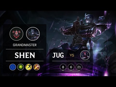Shen Jungle vs Elise - EUW Grandmaster Patch 9.9