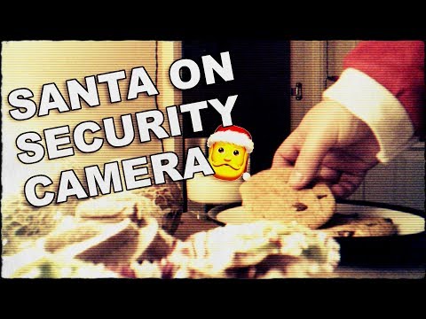 Santa Claus Caught On Hidden Security Camera