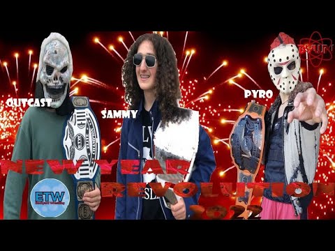 BYWN New Year Revolution 2022 - Outcast vs Sammy vs Pyro; ALL THREE CHAMPIONS GO TO WAR!