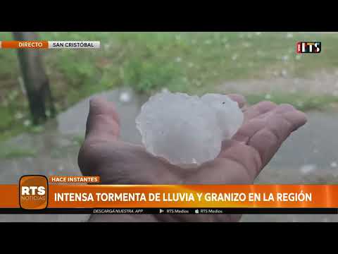 INTENSA TORMENTA DE LLUVIA Y GRANIZO EN SAN CRISTÓBAL