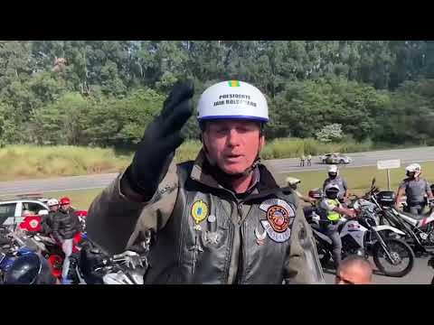 Maior passeio motociclístico do Brasil. Obrigado São Paulo. Presidente Jair Bolsonaro.