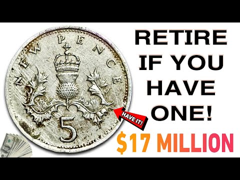 Top 10 Most Expensive UK 5 Pence Coins You Might Have Rare British Coins Worth million US Dollars!