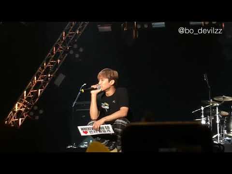 181124 2018 FTISLAND LIVE [ + ] IN BANGKOK JAEJIN Say “Thank you”