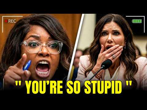 Kristi Noem PANICS After Jasmine Crockett EXPOSES Her In Explosive Hearing