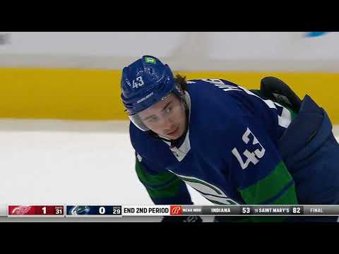 Detroit Red Wings Moritz Seider doing Moritz Seider things