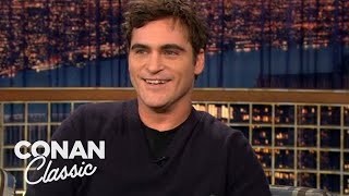 Joaquin Phoenix On Meeting Johnny Cash | Late Night with Conan O’Brien