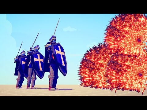 3x GIANT KNIGHT vs 3x EVERY GOD - Totally Accurate Battle Simulator TABS