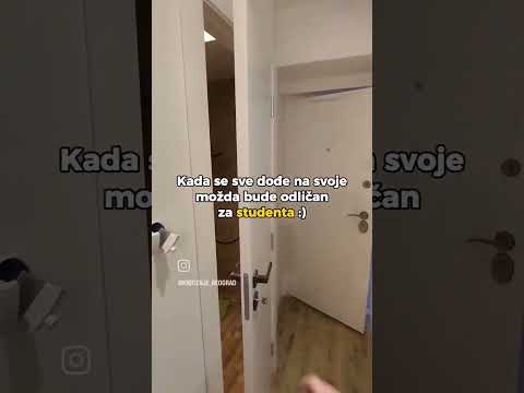 Jeste videli manji stan?🤔#krecenje #beograd #stan #moler #farba #majstor #malistan #reels #trending