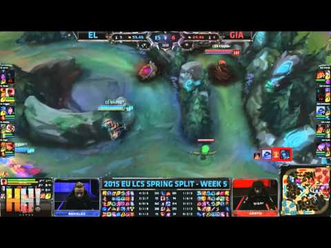 2. Elements vs Giants - Highlights - EU LCS Spring 2015 W5D1