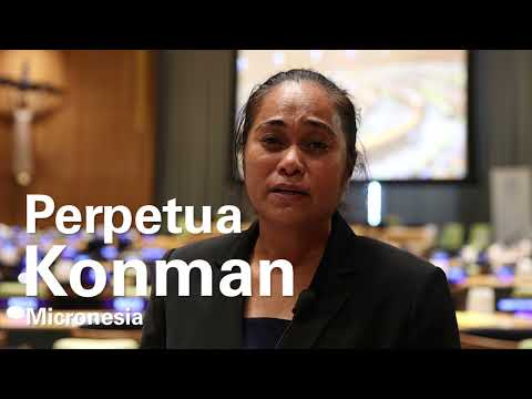 Uma conversa com... Perpetua Sappa Konman, MP, Estados Federados da Micronésia