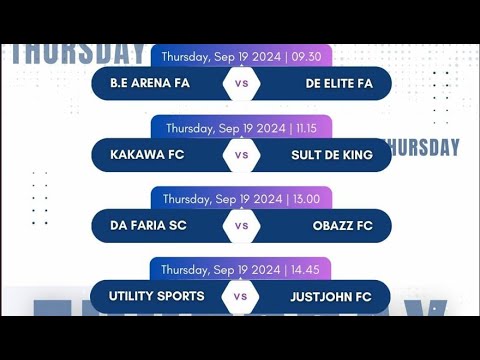 B.E Arena FC VS DE Elite FC - Dynasty Scouting League 2024 S2 - WK3