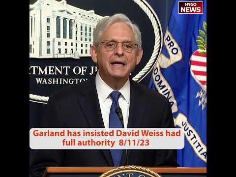 Garland On Weiss "Ultimate Authority" — "Where, When, And Whether To File Charges"