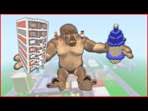 KORKUNÇ DEV ŞEHRİ YIKIYOR! 😲 - Minecraft