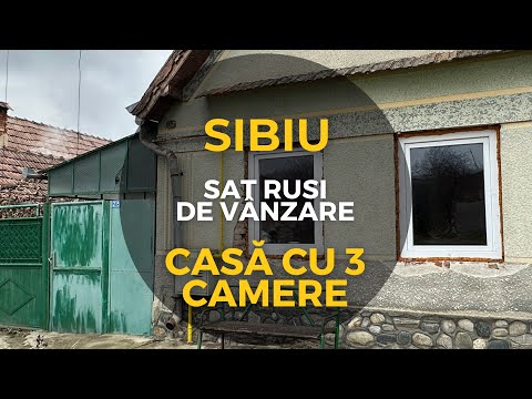 De vânzare | Casă cu 3 camere | sat Ruși, Sibiu | 64.000€ 📣