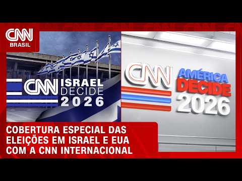 CNN Brasil prepara cobertura especial das eleições em Israel e nos EUA