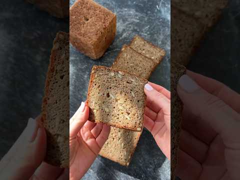 Danish rye bread can become one of your favorites 🌾💖#recipe is in description #fromscratch